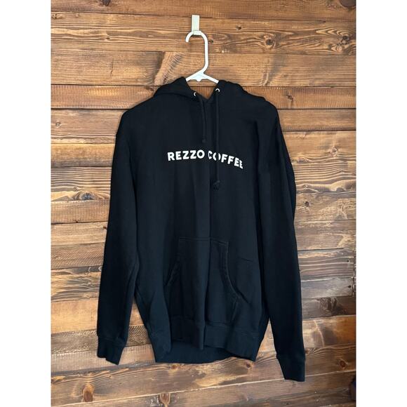 Black “Coffee Rezzo California” Hoodie – Size Large - Picture 1 of 6